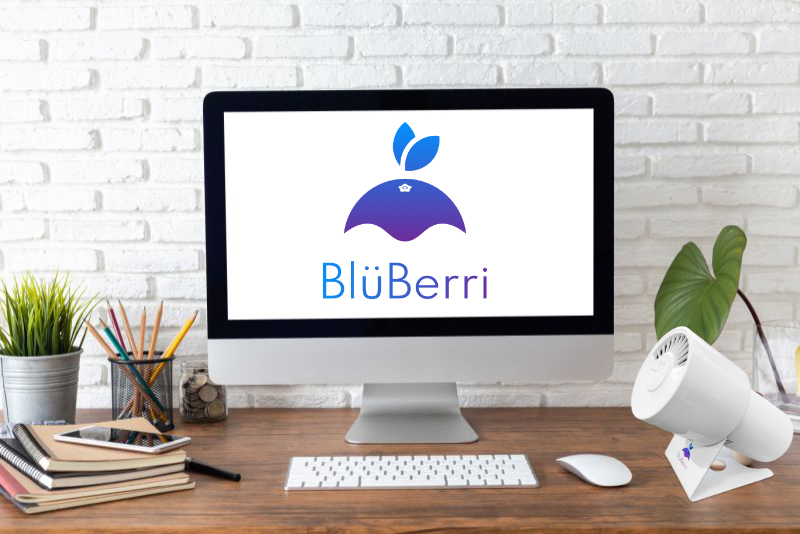 BlüBerri Personal Air Purifier • Premium Model (BBVAC002PM)